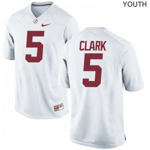 Ronnie Clark Jerseys Youth X Large For Kids Alabama Crimson Tide Limited - White