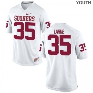 Limited Oklahoma Ronnie LaRue For Kids White Jersey Youth Large