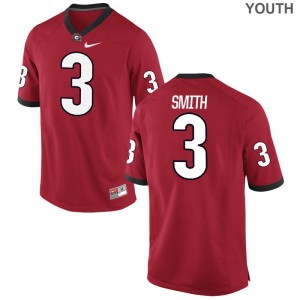 Roquan Smith UGA Bulldogs Jersey Youth Small Limited Youth(Kids) - Red
