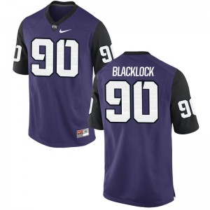 Ross Blacklock Jerseys Texas Christian Purple Black Limited Mens College Jerseys