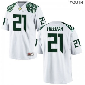 Royce Freeman Limited Jerseys Kids Oregon White Jerseys