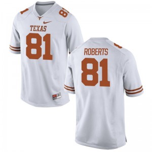 Longhorns Ryan Roberts Jerseys Youth Small Youth(Kids) White Limited