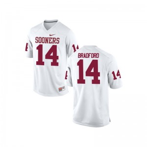 For Men Limited OU Sooners Jersey Sam Bradford White Jersey