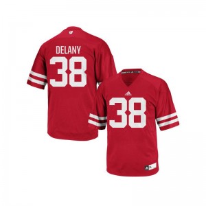 Sam DeLany University of Wisconsin Jerseys XL Authentic Mens - Red