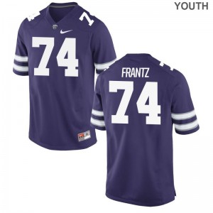 Scott Frantz Jersey Youth XL Kansas State Wildcats Limited Youth(Kids) - Purple