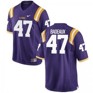 Tigers Jersey X Large Sean Badeaux For Men Limited - Purple