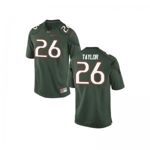Youth(Kids) Limited Hurricanes Jersey Youth Medium of Sean Taylor - Green