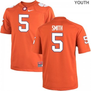 Small CFP Champs Shaq Smith Jersey Stitched Youth Limited Orange Jersey