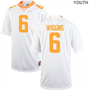 Limited Shaq Wiggins Jerseys Large Tennessee Volunteers White Youth