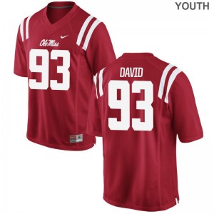 Rebels Sincere David Jerseys Youth X Large Limited Red Kids