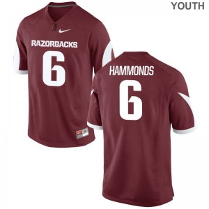 T.J. Hammonds Youth(Kids) Arkansas Jerseys Cardinal Limited Jerseys