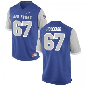 Limited Royal Tanner Holcomb Jersey For Men Air Force Academy