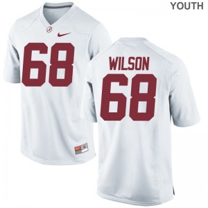 Taylor Wilson Jersey University of Alabama White Limited Youth(Kids) Jersey