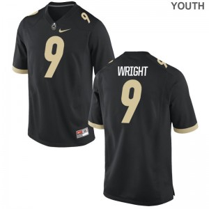 Youth(Kids) Terry Wright Jerseys XL Purdue Black Limited