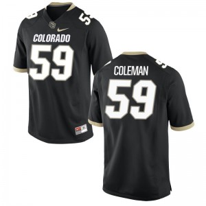 Mens Timothy Coleman Jerseys Black Limited Colorado Buffaloes Jerseys
