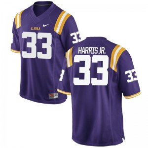 Todd Harris Jr. Limited Jersey Mens Louisiana State Tigers Purple Jersey