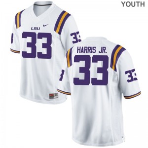 For Kids Limited Player LSU Jerseys Todd Harris Jr. White Jerseys