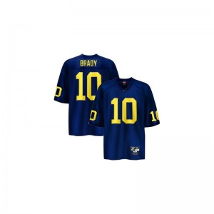 Limited Wolverines Tom Brady Mens Jersey X Large - Blue