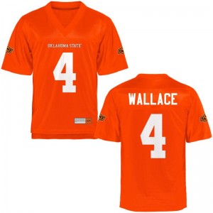 Tracin Wallace Oklahoma State Jerseys Limited Men - Orange