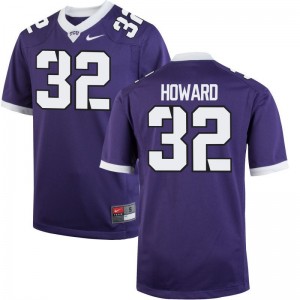 Travin Howard Limited Jersey For Men Horned Frogs Purple Jersey