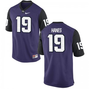 Large Texas Christian Travis Hanes Jerseys Youth(Kids) Limited Purple Black Jerseys
