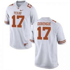 Texas Longhorns White Mens Limited Trent Domingue Jersey X Large