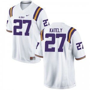 Treven Kately Jersey Large Men Louisiana State Tigers Limited White
