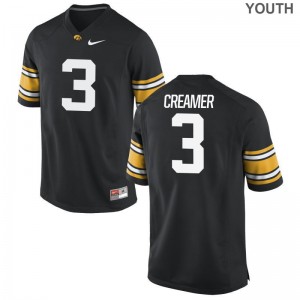 Hawkeyes Trey Creamer Limited For Kids Official Jersey - Black