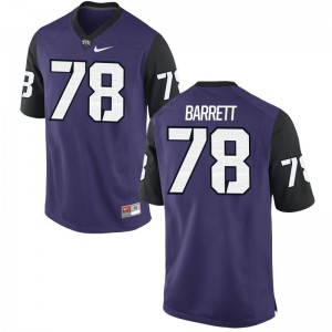 Ty Barrett Limited Jerseys For Men Official TCU Purple Black Jerseys