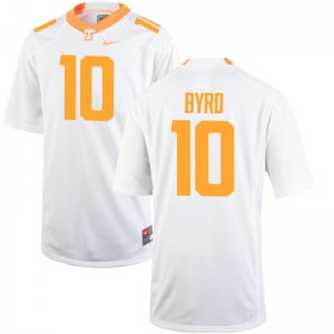 Tennessee Volunteers Tyler Byrd Men Limited Embroidery Jerseys White