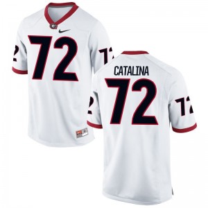 University of Georgia Tyler Catalina Jersey Large Limited White For Kids