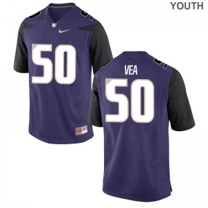 Washington Vita Vea Jersey Official Kids Limited Purple Jersey