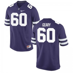 Kansas State Wildcats Will Geary Jersey XL Purple Mens Limited