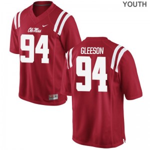 Ole Miss Will Gleeson Jerseys Youth XL Limited Youth(Kids) - Red