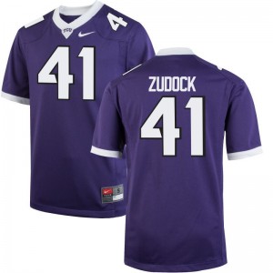TCU Will Zudock Jerseys XL Limited Youth(Kids) - Purple