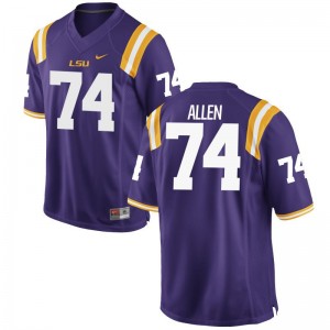 Willie Allen Louisiana State Tigers Jersey Large Limited For Kids - Purple