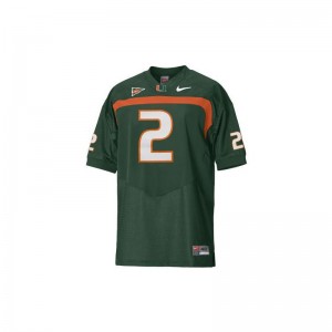 Limited Youth Miami Hurricanes Jersey Youth Medium of Willis McGahee - Green