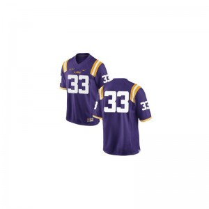 LSU Tigers #33 Purple Limited For Kids Jeremy Hill Jerseys Youth Small