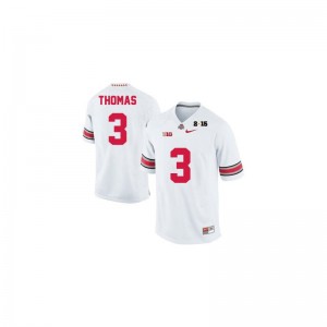 OSU Buckeyes Limited For Kids Michael Thomas Jersey S-XL - #3 White Diamond Quest 2015 Patch