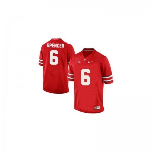 Evan Spencer For Kids Ohio State Jersey #6 Red Limited Jersey