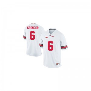 Limited Evan Spencer Jersey Small OSU Buckeyes Youth(Kids) - #6 White