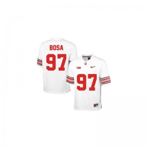 Joey Bosa Ohio State Jerseys Youth X Large Limited For Kids #97 White Diamond Quest Patch