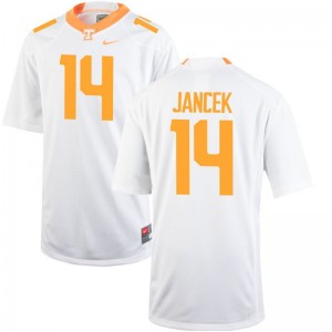 Limited Tennessee Vols Zac Jancek For Men Jerseys Large - White